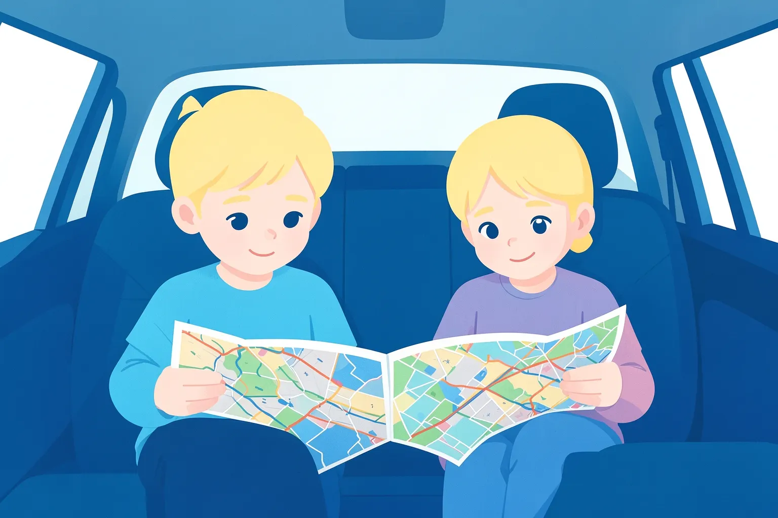 Atividades divertidas para crianças em viagens